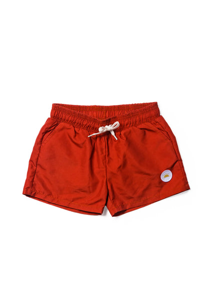 Boy's Boardshort | Cherry Red